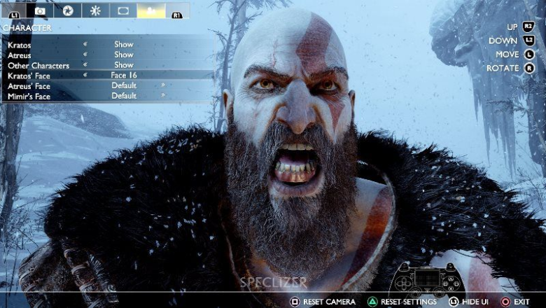 God Of War Ragnarok Unfinished Photo Mode, Shows Kratos Winking (Update: Video Added)